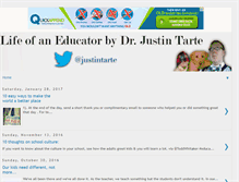 Tablet Screenshot of justintarte.com